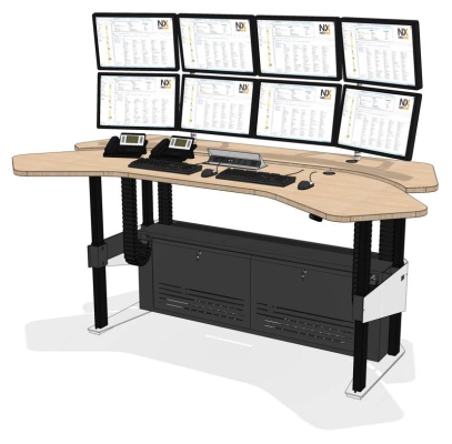 Console opérateur Movix en position haute