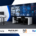 Stand communexpoprotection 2026 : mur LED incurvé affichant un tableau de supervision, console opérateur et deux sièges au premier plan, logos Advancis, INFiLED, Nexee et VuWall